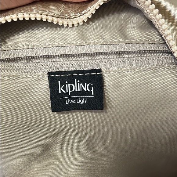 Kipling Metallic Gold Backpack - Picture 5 of 6